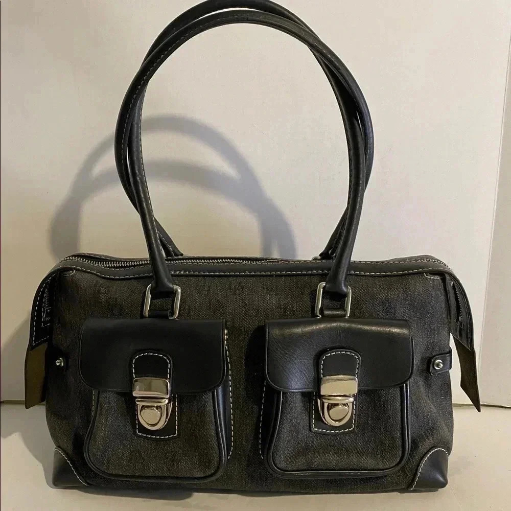 Dooney & Bourke DB signature print canvas bag - image 1